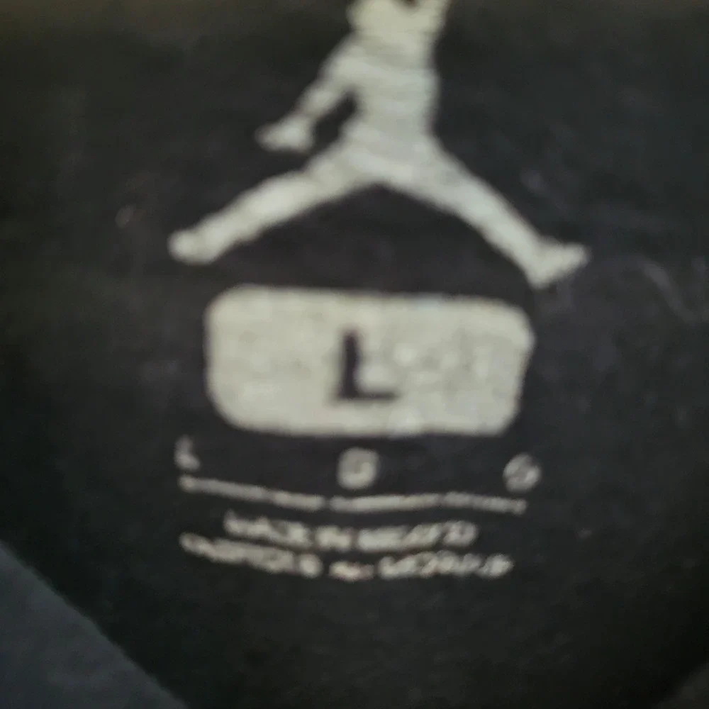 Air Jordan Flight T-Shirt Mens Large Black Graphic Jumpman Short Sleeve Tee